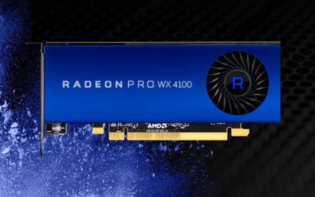 Видеокарта amd radeon pro wx4100 专业图形显卡 设计渲染建模视频剪辑 全新