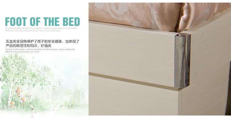 Phòng ngủ một mét tám giường cửa trượt tủ quần áo bộ nội thất nhà ở kết hợp tấm trắng đơn giản Trung Quốc đặt gỗ nội thất thông minh