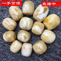 Xiaogui beeswax beeswax barrel beads waist beads jujube beads clavicle beads accessories chicken oil yellow and white beeswax