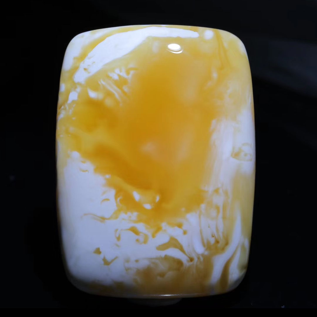 Xiaomi Gui Wax Natural raw mineral gold white wax safe and card pendant with raw skin