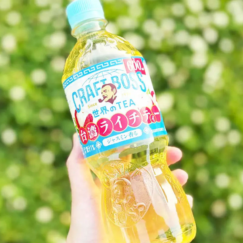 Japan Imported Suntory Lychee Flavor Summer Limited Fruit Flavor Boss Black Tea Bottle 600ml