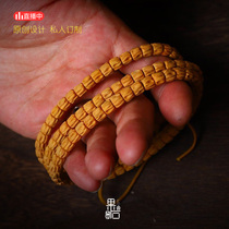 (Guoshi designer) Rezhensi fragrant seeds are very smooth-graduation hand made of cypress seeds 108 Wen play many circles