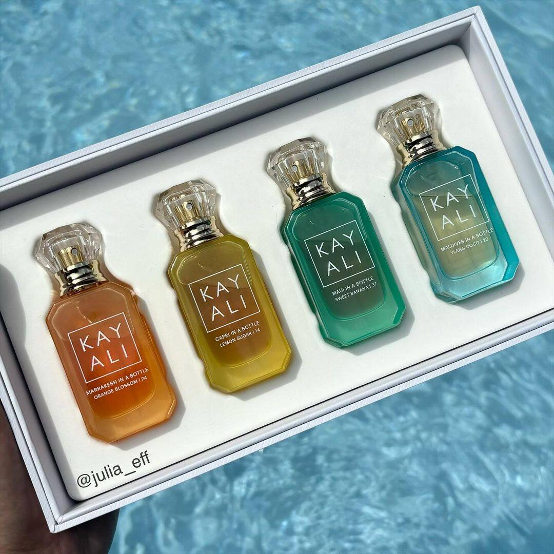 Kayali夏季限量旅行香水套装便携10ml*4 VACATION IN A BOTTLE评价- 淘宝网