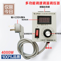 Single-phase 220V AC motor governor Electronic voltage regulator 4000W fan fan variable speed stepless switch