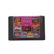 MD game card Streets of Rage modified version combined card 35 in 1 Chinese menu