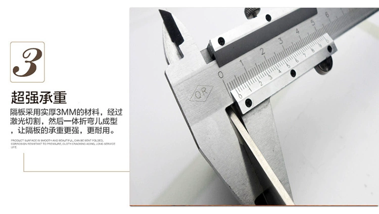 Tùy chỉnh thép không gỉ từ phân vùng kệ tường nhà bếp phòng tắm ban công không thấm nước kệ tường kệ kệ - Kệ giá kệ sắt