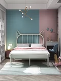 Европейская в стиле железная кровать детская односпальная кровать с двуспальной кровать