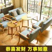 Nội thất hội nghị ghế trang trí bàn ghế sofa nhỏ lưới màu đỏ phần mới nhà cà phê quán bar phòng đàm phán nhà Pháp - FnB Furniture