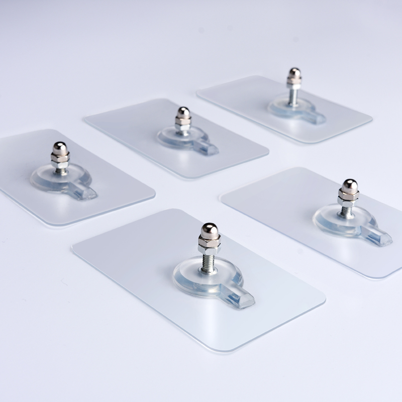 Strong Transparent Traceless Adhesive Hooks Storage Rack No-Drill Screw-Free Picture Hanging Accessories Adhesive Patch