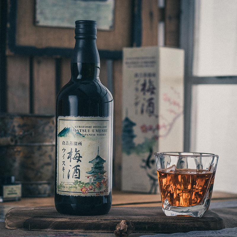 Gift box Japanese original imported Kangji Matsui whisky wine Japanese fruit wine