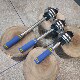Single-Handle Solid Chrome Forearm Muscle Training Wrist Strengthener Grip Strengthener Arm Wrestling Arm Strength Training Fitness Equipment