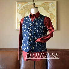 Безрукавка itohouse出品 双染满天星拼色马甲 Others