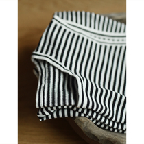 Two-person-6th story) Night and Morning) Fit Classic Little Striped Vest Special