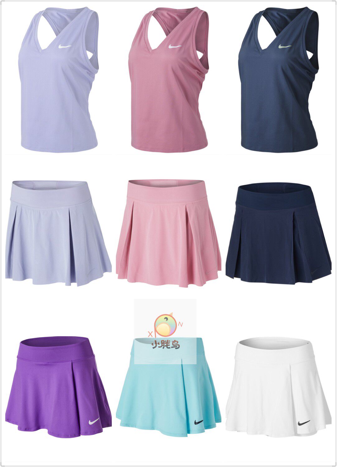 Foreign Nike Nike Women's 2021 Australian Open US Open Tennis T-Shirt Short Skirt Spring Victory