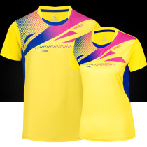 2019 New badminton uniforms for men and women Summer short sleeve quick-drying Jersey table tennis volleyball uniforms