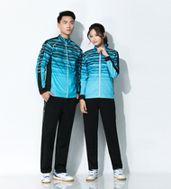 New long sleeve table tennis suit men and women couples Jersey autumn and winter badminton suit sportswear trousers top outside