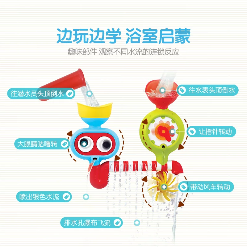 幼奇多 Children's set play in water for baby, toy for bath