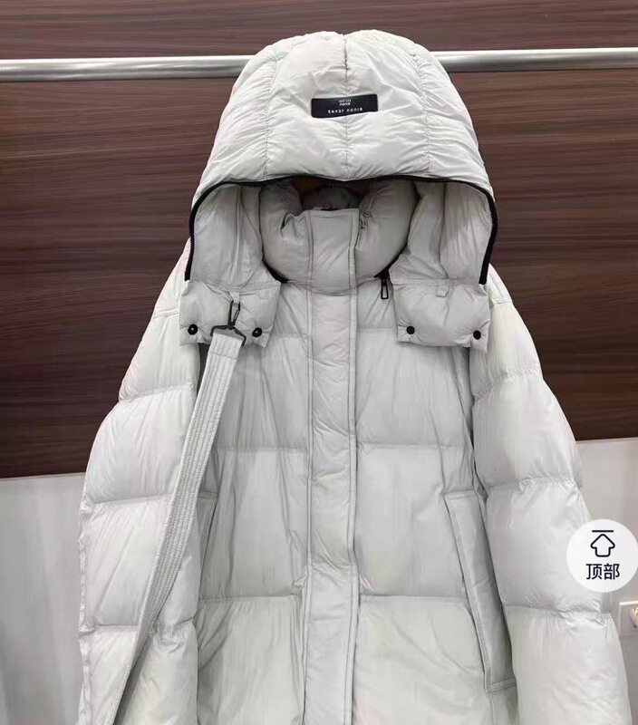 Boutique Brand Women's Mid-Length down Jacket, 2026 Winter New Model, High-End Feel, 90% White Goose Down, 360 Grams