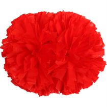 120 grams of medium-size arrogant team flower ball team color ball middle handle pull team flower ball cheer supplies