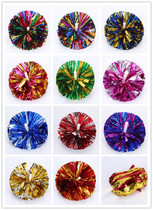 Straight handle cheerleading team color ball cheerleading Flower Ball flower ball handshake flower Sports