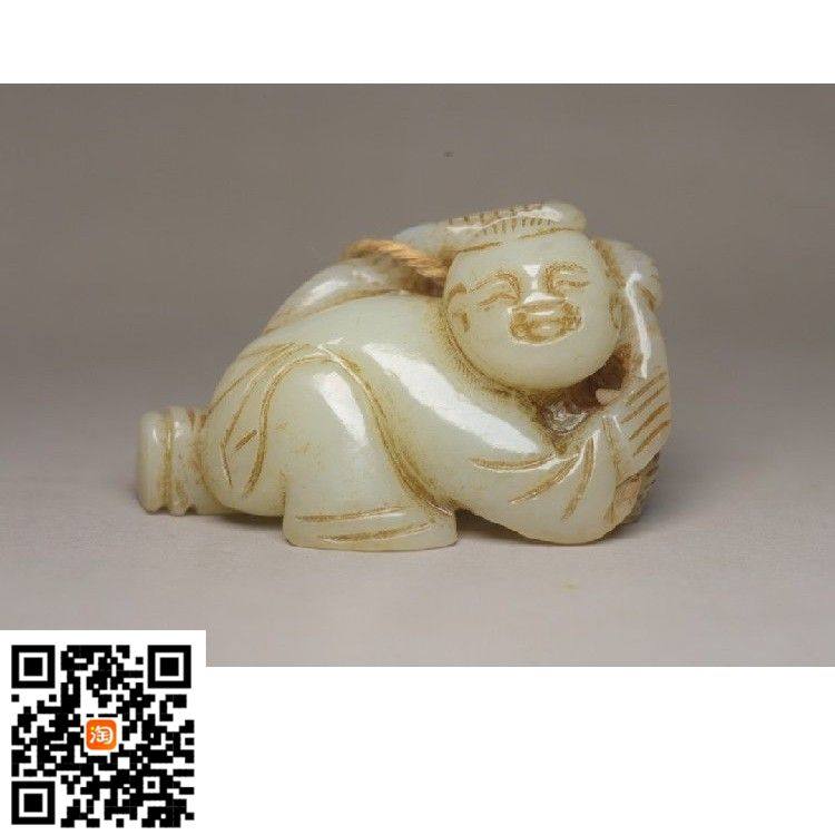 和田玉如意童子，古董级收藏佳品？🌟深度解析-其他添加剂-淘宝好物网
