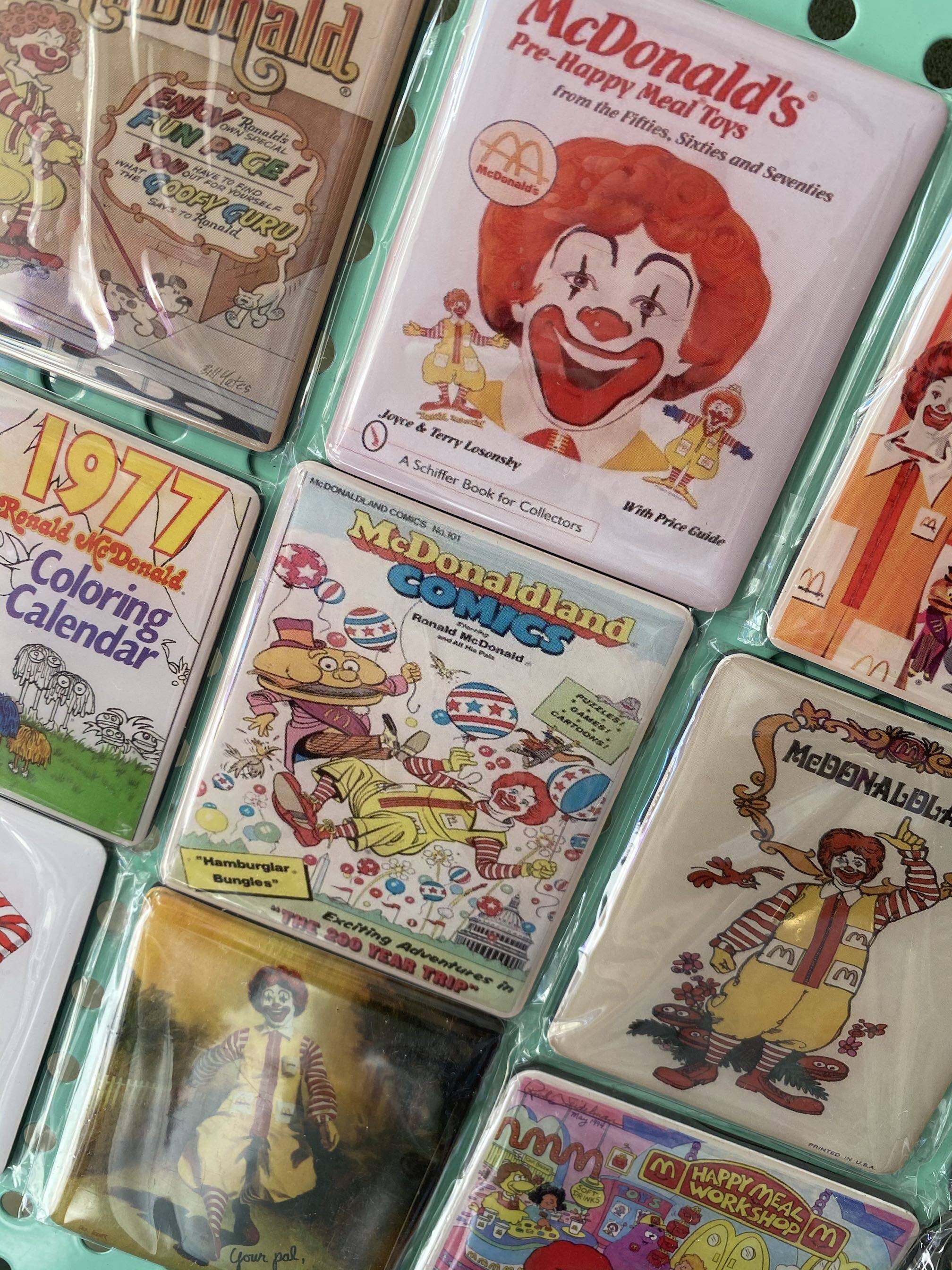 Uncle Wheat Fries Milkshake Big Brother Burger God Steal Big Bird Sister Oversized Magnetic Fridge Sticker