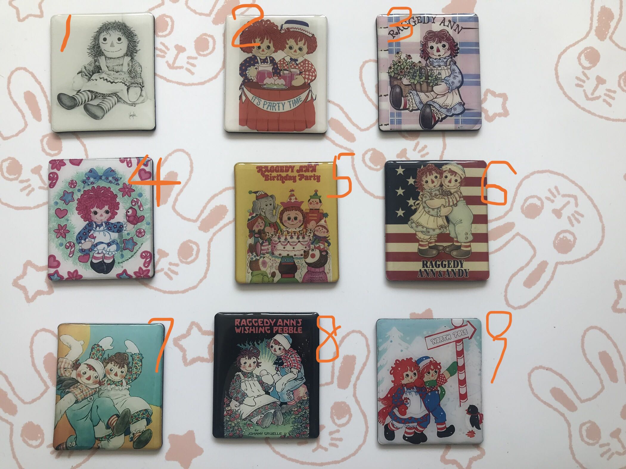 Export Japan Order Ragggedy AnnAndy oversized magnetic refrigerator sticker (2)