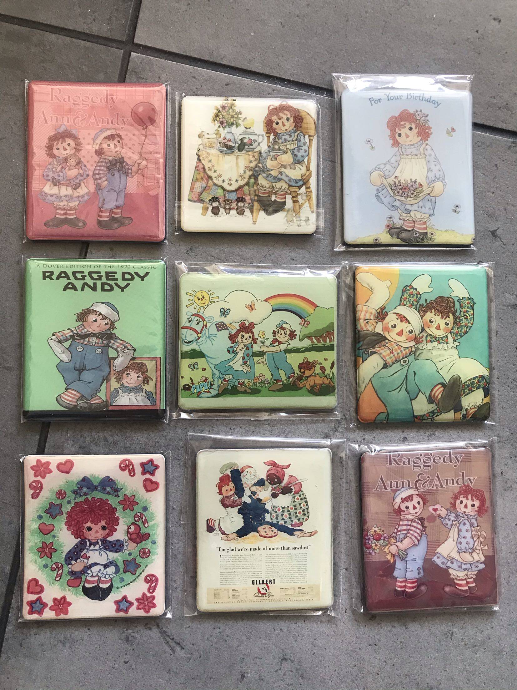 Export Order Raggedy AnnAndy Oversized Magnetic Fridge Magnets