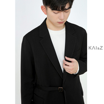 Kaichuan men mens suit 2021 autumn new double-breasted small suit loose casual Korean fashion trend casual casual jacket