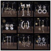 925 silver needle long tassel sweet earrings 2020 new trendy quality fashion female earrings net red personality bride