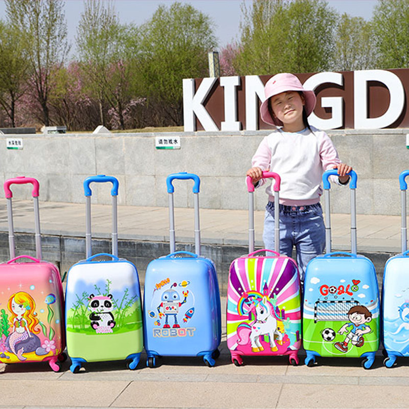 New children's trolley case universal wheel cartoon Suitcase boy girl suitcase school gift boarding case