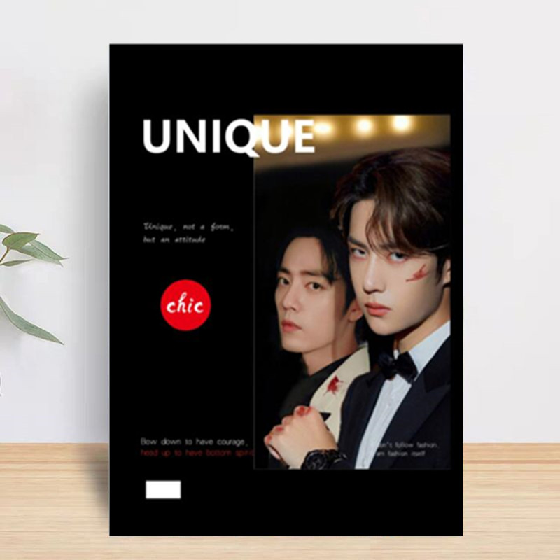 Bojun Yixiao photo surrounding BXG95 Tianxuan custom BJYXSZD Xiao Zhan Wang Yibo collection commemorative album