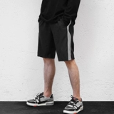 Шелковые летние шорты, баскетбольные спортивные штаны, в американском стиле, свободный прямой крой