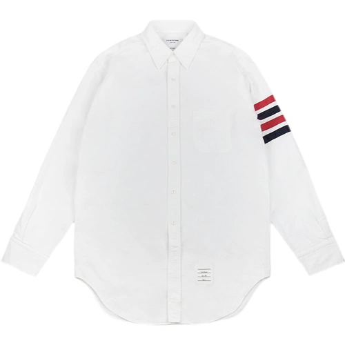 Thom Thom Browne TB Arm Classic Four -Display Barbar Faber Oxford Cloth Frush Basic рубашка