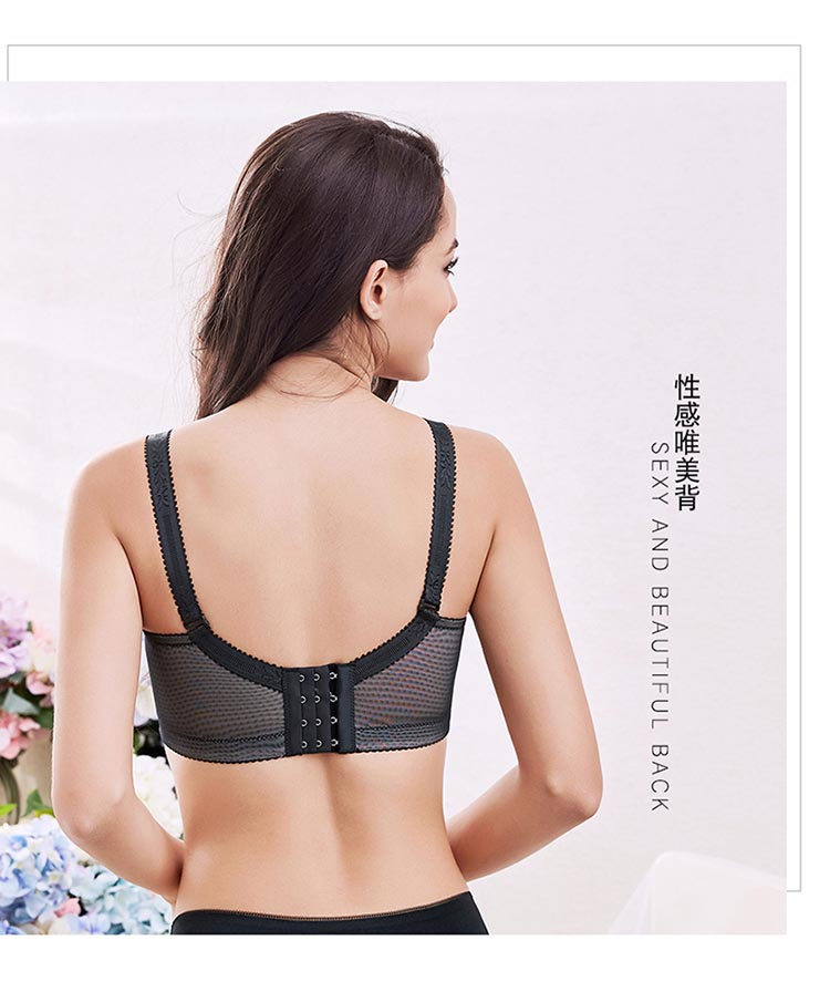 Không có vòng thép đô thị đồ lót gợi cảm ít phụ nữ ngực nhỏ tụ tập trên điều chỉnh áo ngực thêu ren áo ngực dày áo bra