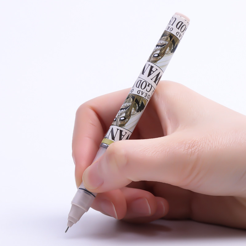 Morning Light Speed Dry Pen Black 0 5 Nautical King Large Capacity Needle Pen 41810 Qualifies YouPink Pen Sea Thief Wang Pen