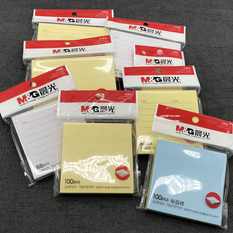 Morning light stationery Youthing post-paper convenience post-student office 88100-page thickened self-adhesive note post