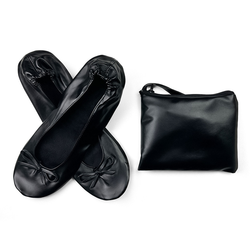 Yishun Cross-Border Popular Foldable Indoor Ballet Shoes Wedding Dance Shoes Lace-Free Flat Wedding Shoes