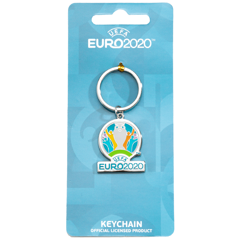 Size: 30 * 35 * 2MmUEFA   EURO   2020   European Cup official to grant authorization   2021 European Cup football game fan Collection anniversary Key buckle