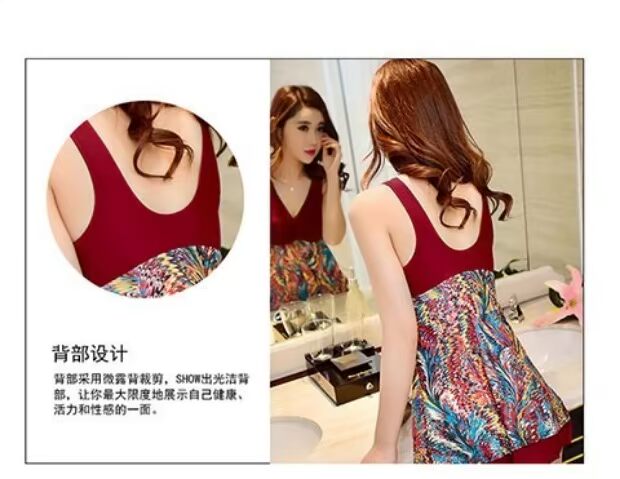 Người mẫu trung niên thêm phân bón để tăng 200 pounds áo tắm nữ võ sĩ Xiêm với miếng đệm ngực tập hợp áo tắm suối nước nóng bảo thủ đồ bơi liền thân dài tay