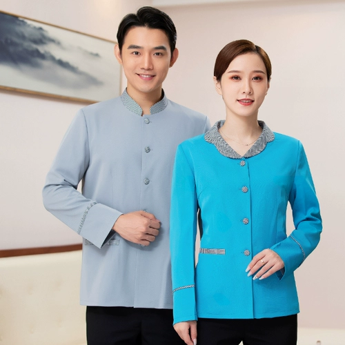 Комнатный лонгслив для отеля для работы, нарукавники, осенний демисезонный комплект