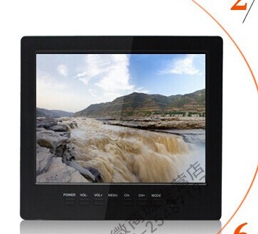 8-inch LCD VGA liquid crystal monitor BNC high-definition AV display onboard display TV