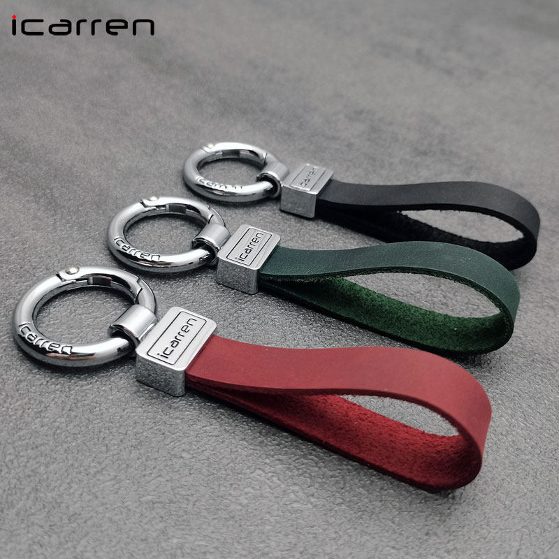 Key buckle leather strap ring pendant necklace suitable for BMW Relaxation Audi Fox Toyota Buick Honda men and women genuine leather