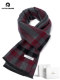 Men's scarf winter high-end wool gift box for students Chinese red animal year versatile gift for boyfriend's birthday