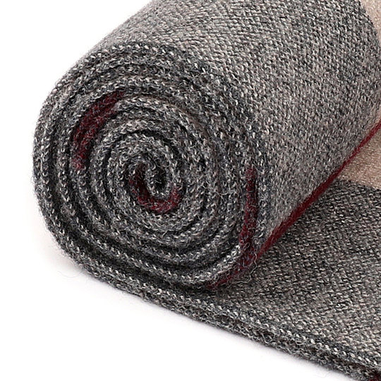 Plaid scarf British classic men's gift box birthday gift winter new high-end scarf winter