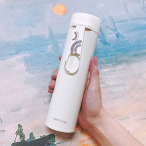 Portable with its own lifting ring Creative handy thermos cup Simple business office household male and female students small capacity water cup