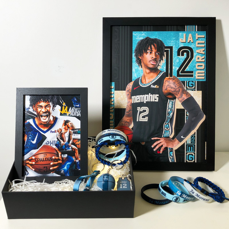 Morant Bracelet Chain Grizzly Team Near Poster Frame Fittings Souvenirs Night Weaving Wristband Birthday Gift