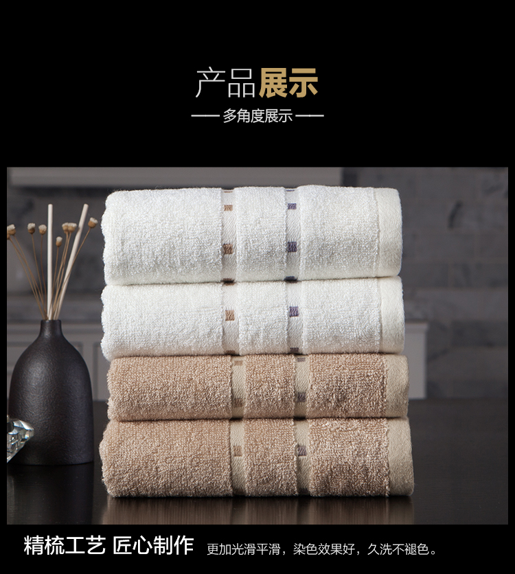 Lan Jie Ya khăn khăn thấm comfortable hotel đồng bằng tre sợi khăn đơn Favor Gift Box - Khăn tắm / áo choàng tắm khăn tắm trẻ sơ sinh