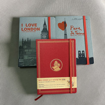 Spot Korea 7321DESIGN Notebook Alice Paris London Notepad Stationery Student Office Fashion