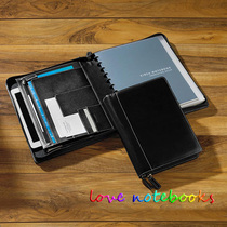Spot U.S. Imports of Levenger Ambi-Flex Folio leather documents office buns cashier bags